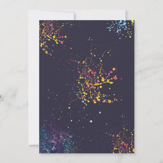 Klaar om te crashen monstertruck donkere verjaarda kaart (Achterkant)