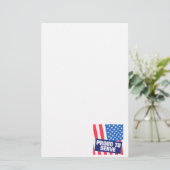 Klaar om te dienen briefpapier (Staand voorkant)