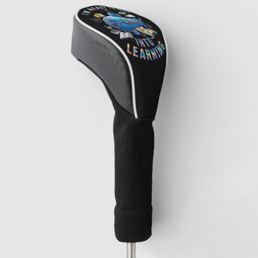 Klaar om te duiken in Learning Back School Submari Golfheadcover (Schuin)