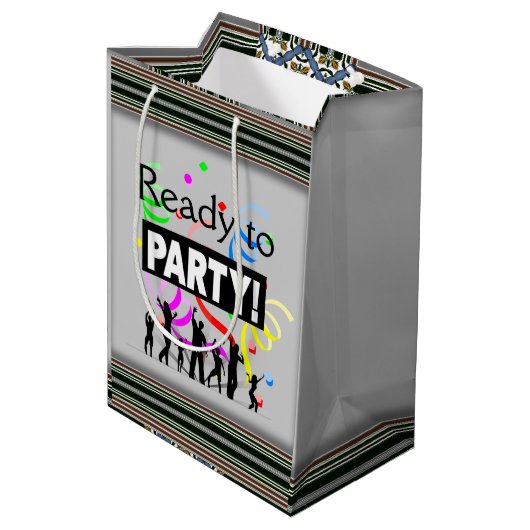 Klaar om te feesten cadeautas (Achterkant Gekanteld)