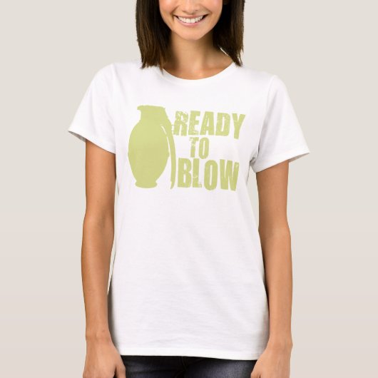 Klaar om te gloeien t-shirt (Voorkant)
