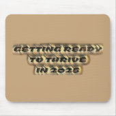 Klaar om te groeien in 2025 muismat (Voorkant)