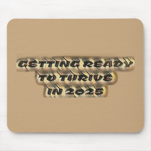 Klaar om te groeien in 2025 muismat (Voorkant)