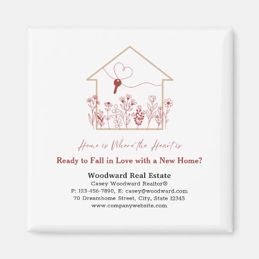 Klaar om te Herfsten in de liefde? | Realtor Budge Magneet (Voorkant)