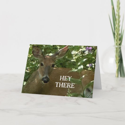 KLAAR OM TE HOREN DAT IK EEN ZEER GELUKKIGE VERJAA KAART (Voorkant)