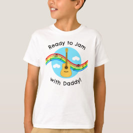 Klaar om te Jammen Akoestische Gitaar Persoonlijke T-shirt