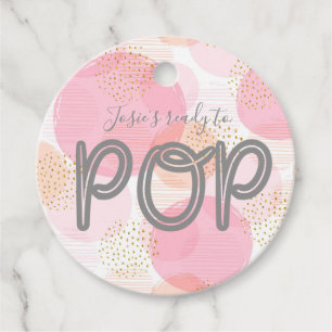 Klaar om te knallen   Baby Shower Bedankkaartje Bedankjes Labels