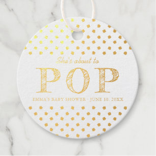 Klaar om te knallen   Baby Shower Bedankkaartje Bedankjes Labels