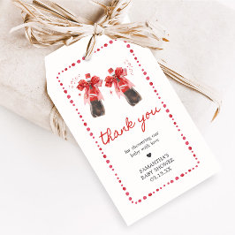 Klaar om te knallen Baby Shower Favor Tags Cadeaulabel