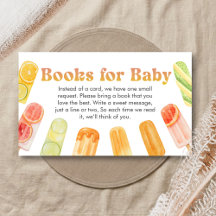 Klaar om te knallen Popsicle Baby Shower Boeken vo