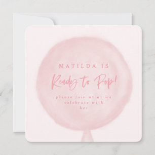 Klaar om te knallen waterverfballon baby shower ui