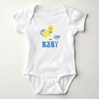 Klaar om te Komen Kuiken Jongen Baby Shower Romper