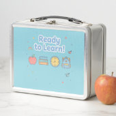 Klaar om te leren Kinderen Lunchbox Terug naar sch (In situ)