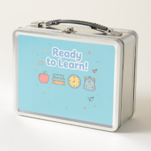 Klaar om te leren Kinderen Lunchbox Terug naar sch
