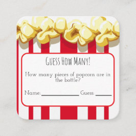 Klaar om te ontploffen! Baby Shower Raad Hoeveel S Informatiekaartje