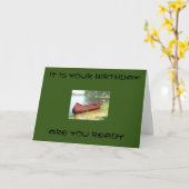 ** KLAAR OM TE ONTSPANNEN EN EEN GELUKKIGE VERJAAR KAART (Gele Bloem)