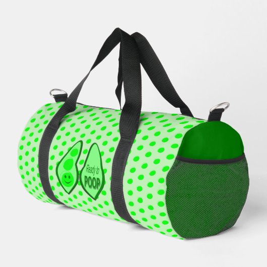 Klaar om te poepen Nieuwe Baby Grappige Groene Erw Plunjezak (Rechterhoek)