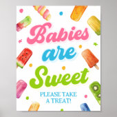Klaar om te Poppen Baby shower Baby's zijn Sweet F Poster (Voorkant)