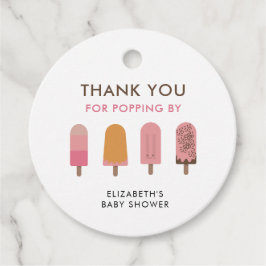 Klaar om te Poppen Baby shower Dank u Bedankjes Labels