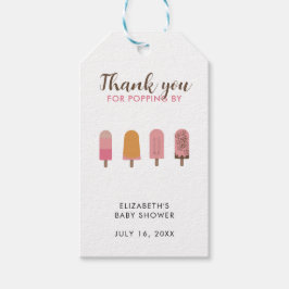 Klaar om te Poppen Baby shower Dank u Cadeaulabel