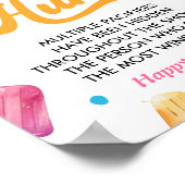 Klaar om te Poppen Baby shower Fopspeen Hunt Spel Poster (Hoek)