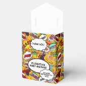 Klaar om te Poppen Baby shower Fun Comic Book Bedankdoosjes (Geopend)
