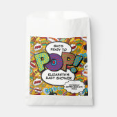 Klaar om te Poppen Baby shower Fun Comic Book Bedankzakje (Voorkant)