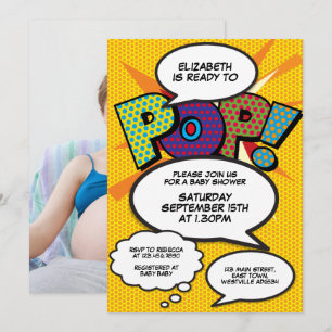 Klaar om te Poppen Baby shower Genderneutrale foto Kaart