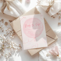 Klaar om te poppen! baby shower inviteren