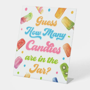 Klaar om te Poppen Baby shower Popsicle Raad Hoeve Reclamebord Met Voetstuk