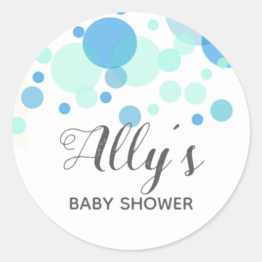 Klaar om te Poppen! Baby shower Stickers gepersona (Voorkant)