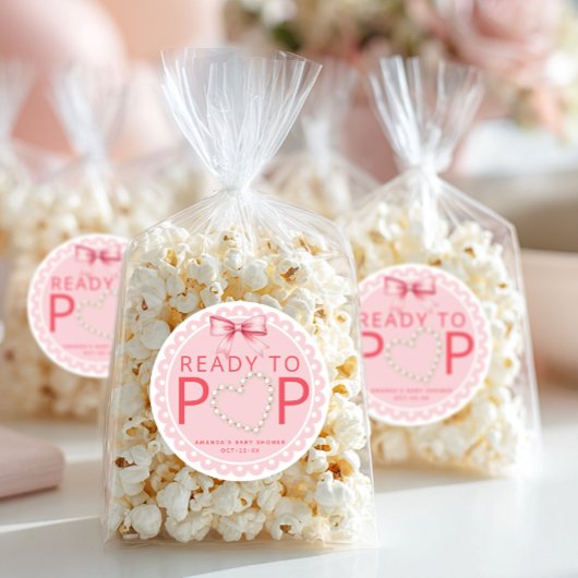 Klaar om te Poppen Baby shower voor Sticker