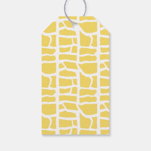 Klaar om te Poppen Giraffe Gift Label Cadeaulabel (Achterkant)