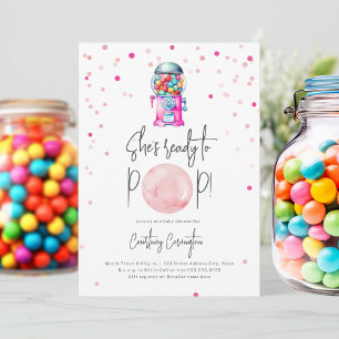 Klaar om te Poppen Gumball Machine Bubblegum Baby  Kaart