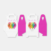 Klaar om te Poppen Ice Cream Gradient Pink Baby sh Bedankdoosjes (Uitgevouwen)