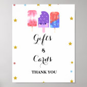 Klaar om te poppen Popsicle Baby shower cadeau & K Poster (Voorkant)