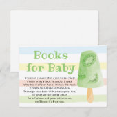 Klaar om te Poppen Popsicle Zomerboeken voor Baby  Save The Date (Voorkant / Achterkant)