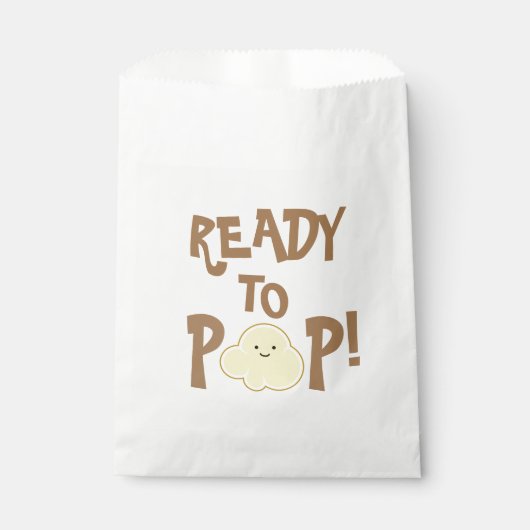 Klaar om te Poppen Schattigee Popcorn Kernel Bedankzakje (Voorkant)