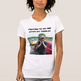 KLAAR OM TE PROBEREN MIJN PEUTER TE VANGEN T-SHIRT