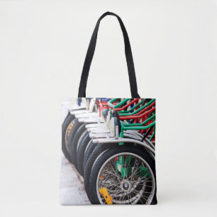 klaar om te rijden tote bag