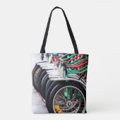 klaar om te rijden tote bag (Achterkant)
