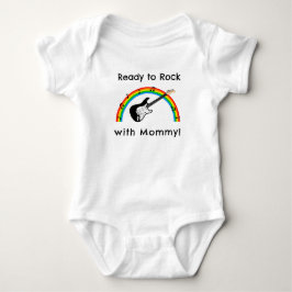 Klaar om te Rocken Persoonlijk Babyhemdje Romper