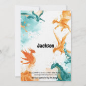 Klaar om te schitteren 9e verjaardag Turquoise en Kaart (Achterkant)