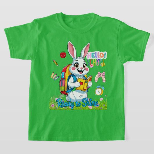 Klaar om te schitteren, eerste klas! t-shirt (Laagn)