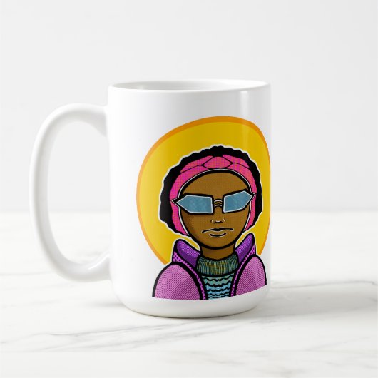 Klaar om te skiën koffiemok (Links)