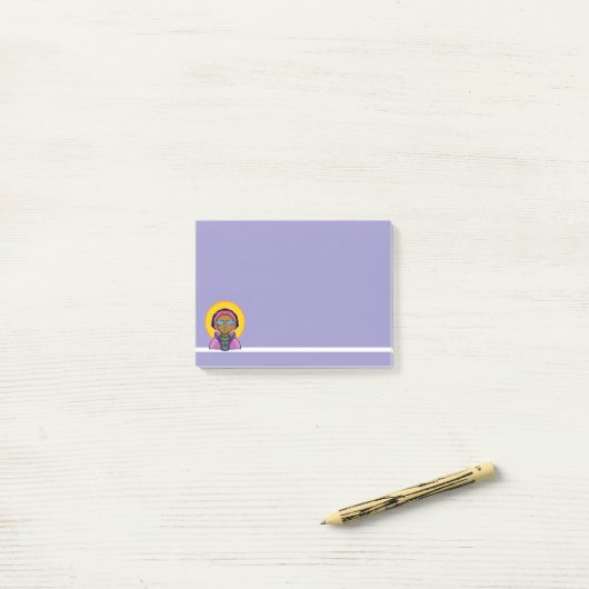 Klaar om te skiën post-it® notes (Op bureau)