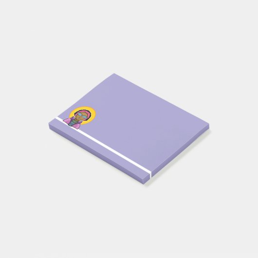 Klaar om te skiën post-it® notes (Schuin)