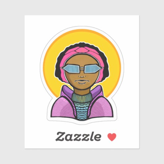Klaar om te skiën sticker (Vel)