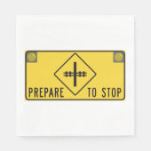 Klaar om te stoppen met tekenen van Napkins Servet (Voorkant)