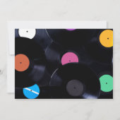 Klaar om te swingen Retro muziek Vinyl 60s 70s Kaart (Achterkant)